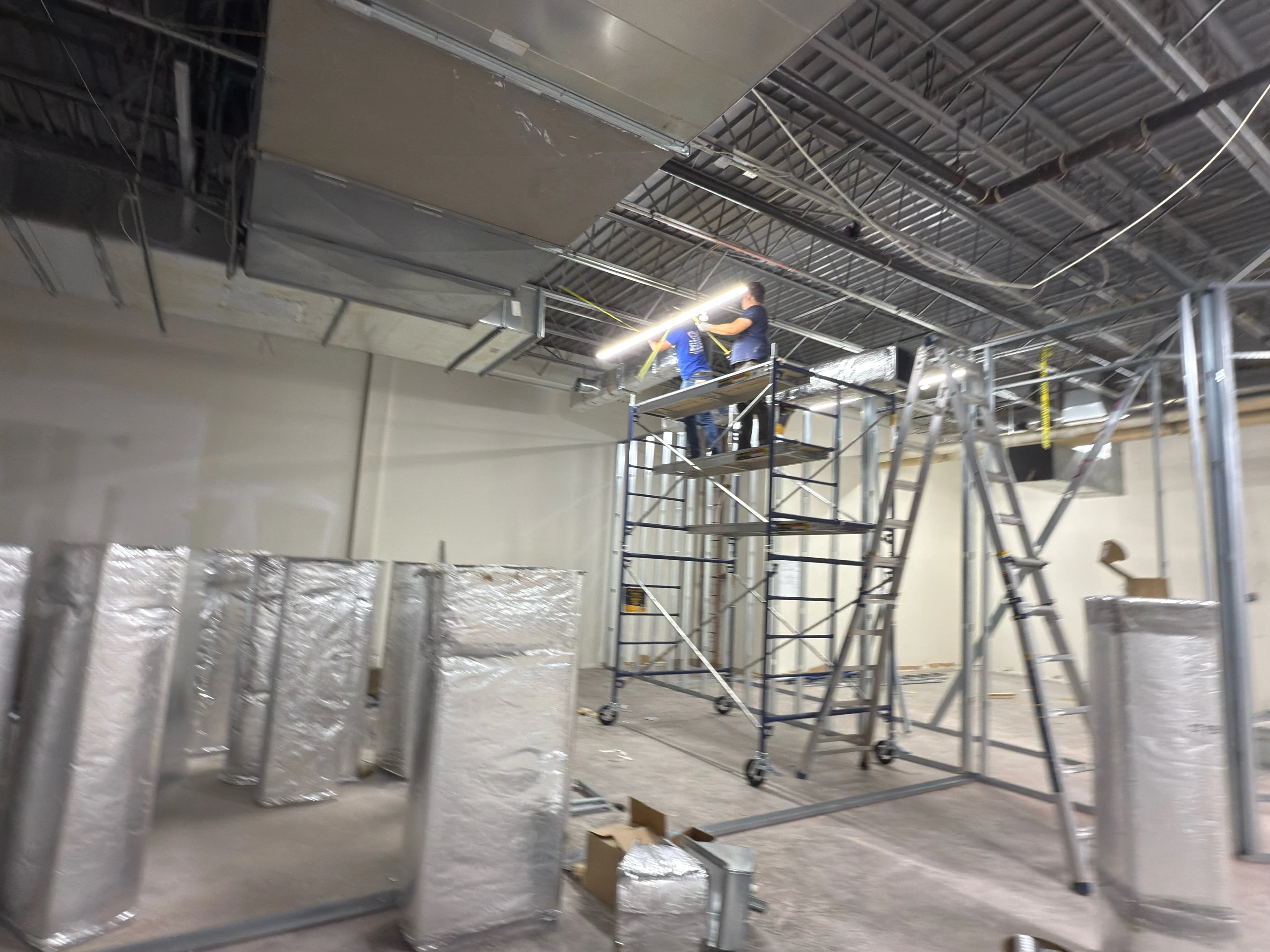 HVAC piping connections closeup detail — Air2Cool NJ